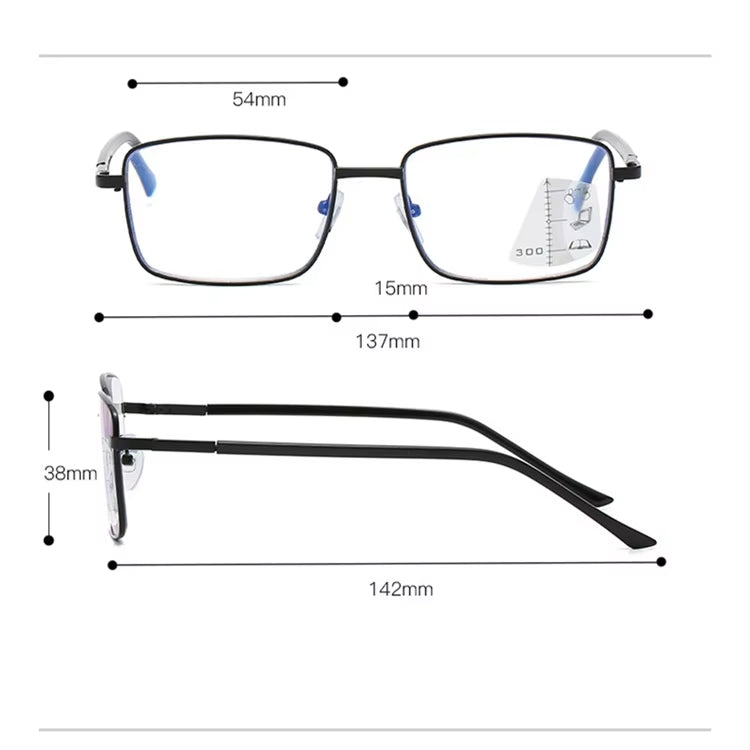 LUNETTES DE LECTURE PROGREESIVES PHOTOCHROMIQUES