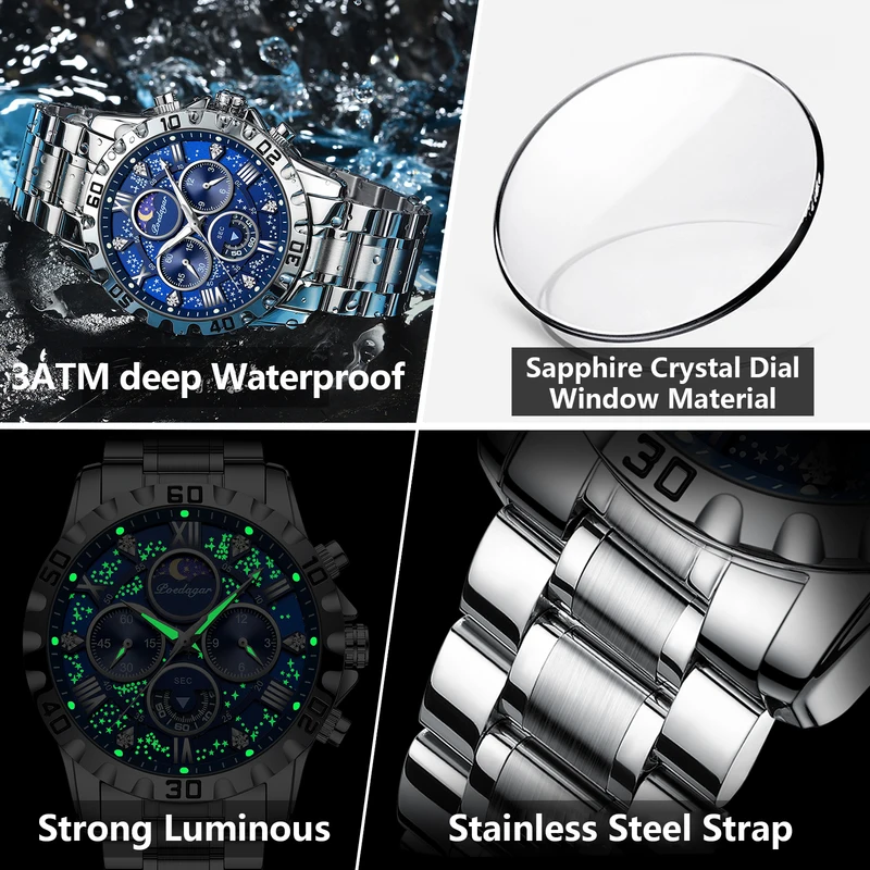 Montre de luxe poedagar 973