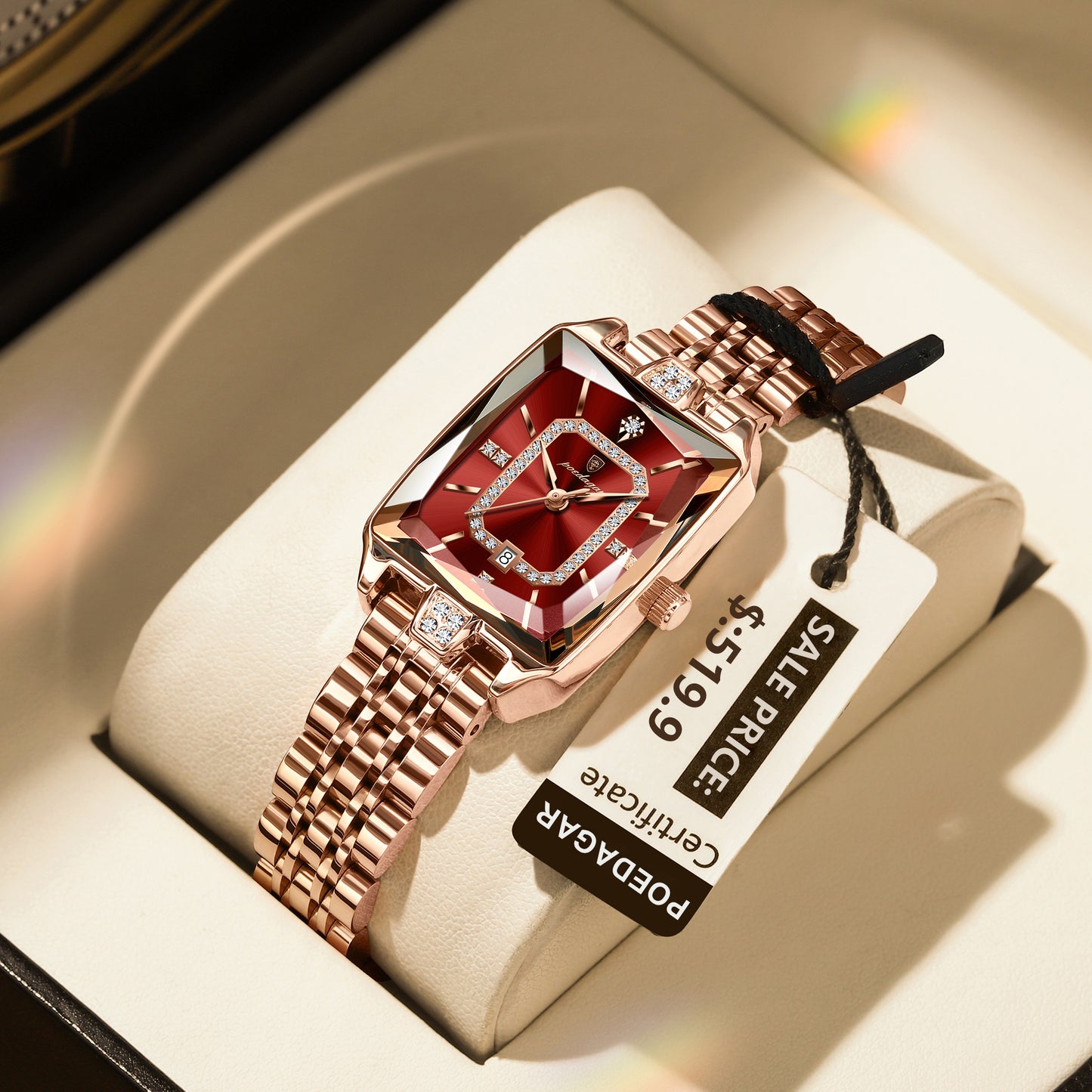 Montre-bracelet de luxe Poedagar 768