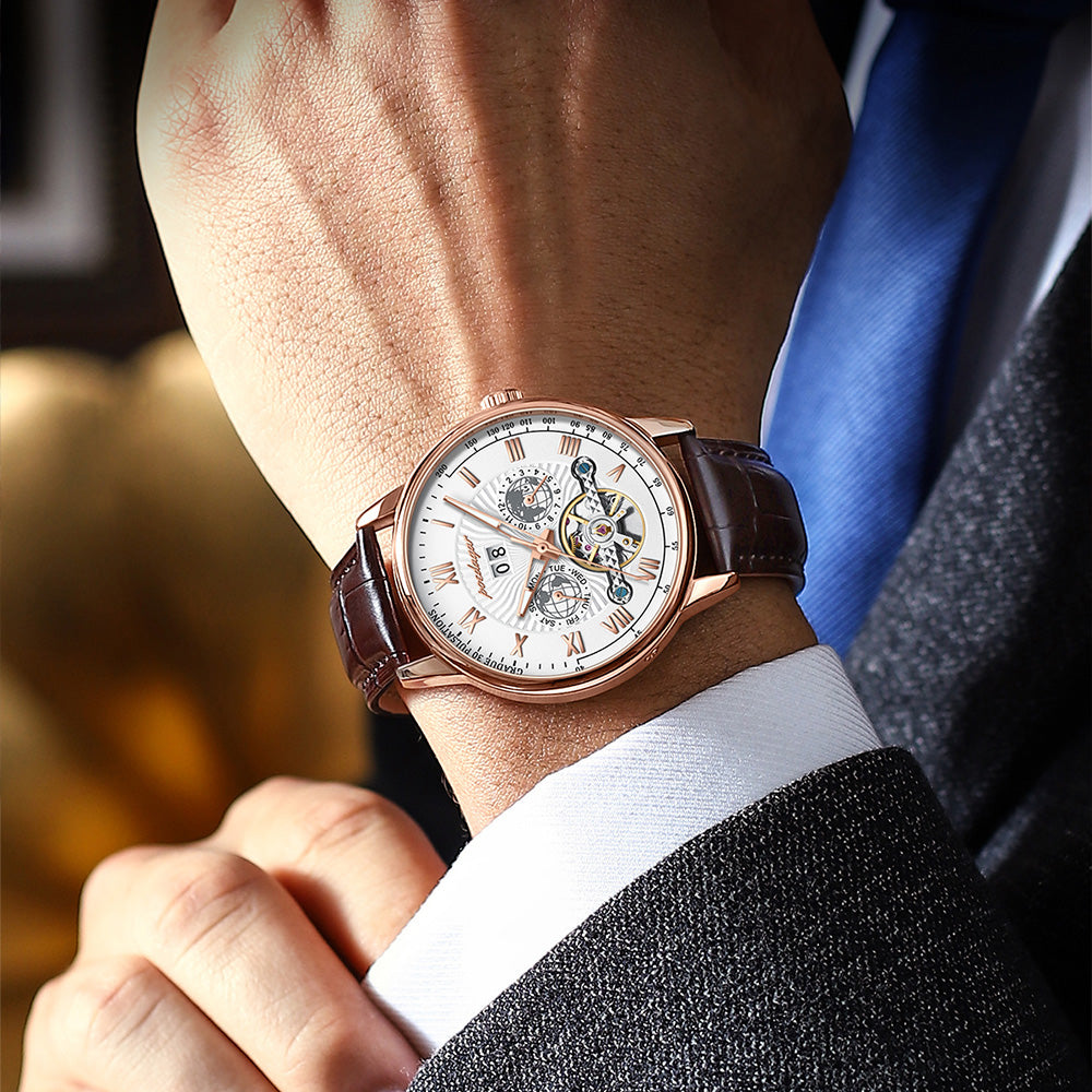 Montre automatique de luxe Poedagar 1409