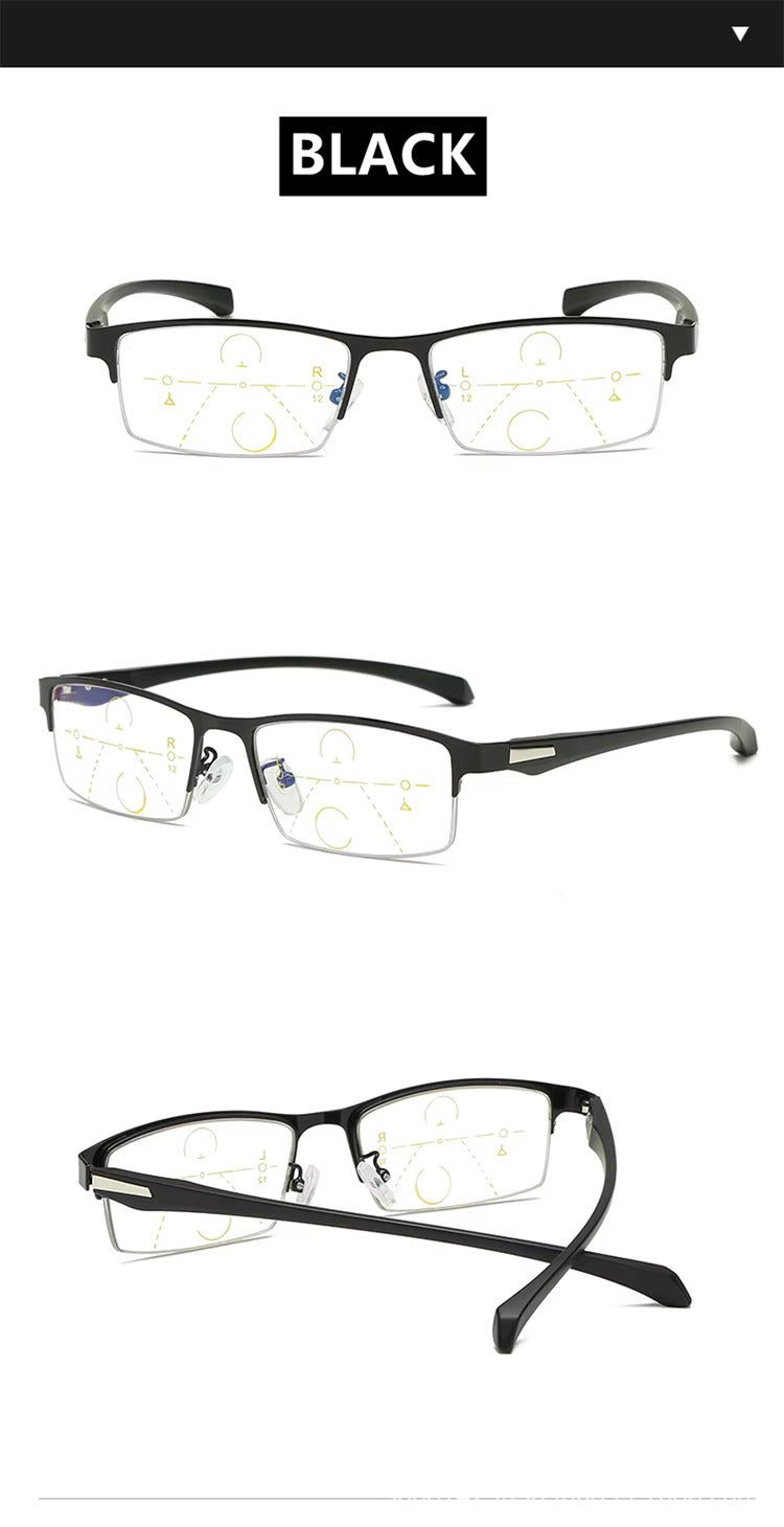 LUNETTES DE LECTURE PROGRSSIVES MULTIFOCAL PHOTOCHROMIQUES