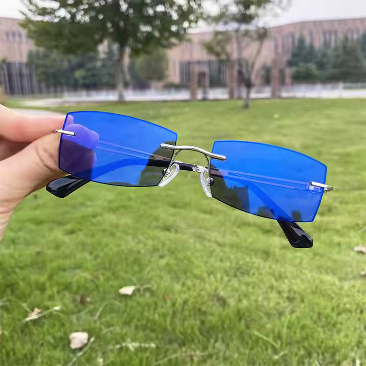Lunettes photochromiques anti-lumière bleue à reflet bleu