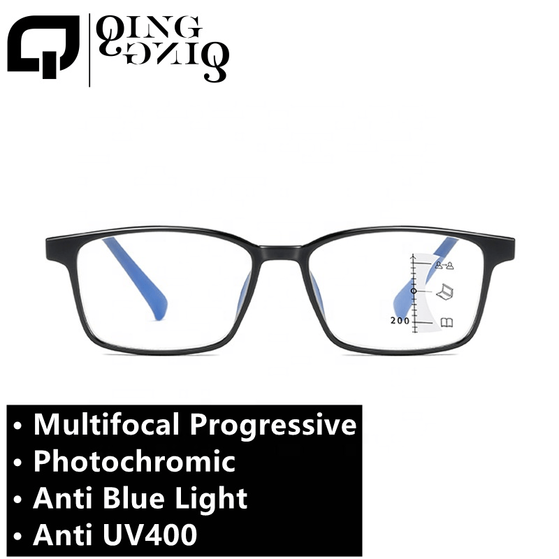 Lunettes de lecture photochromiques multifocales progressives homme anti lumière bleue 2025 lunettes progressives multifocales photochromiques