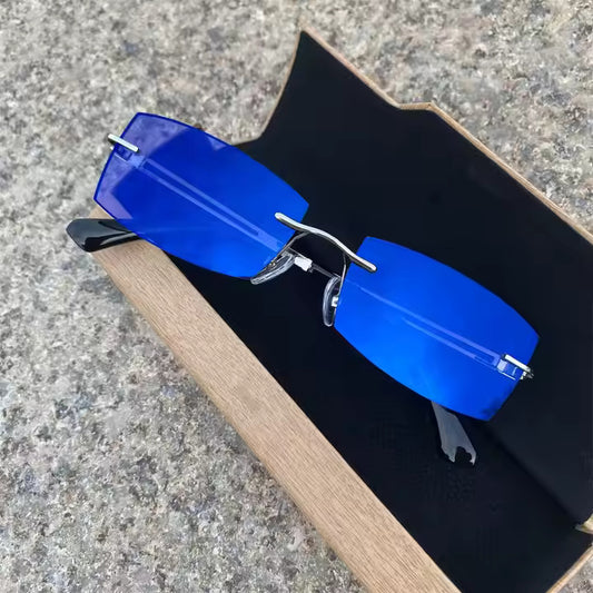 Lunettes photochromiques anti-lumière bleue à reflet bleu