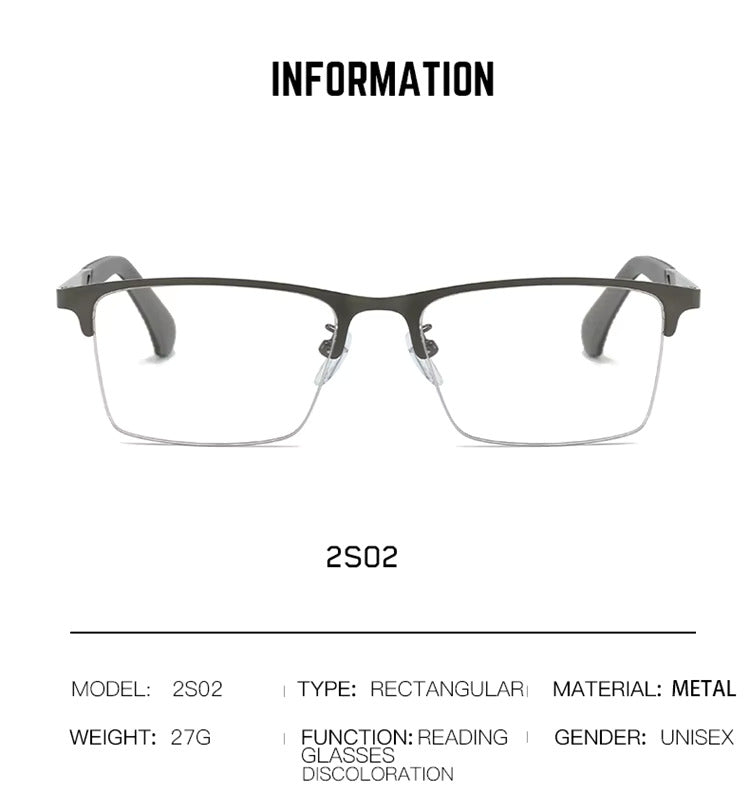 LUNETTES DE LECTURE PHOTOCHROMIQUE