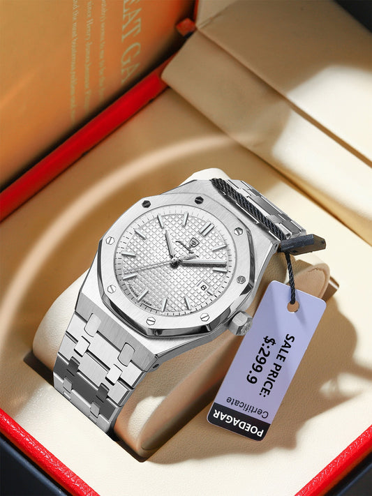 Poedagar 924 Luxury Quartz Man / Waterproof Luminous Wristwatch