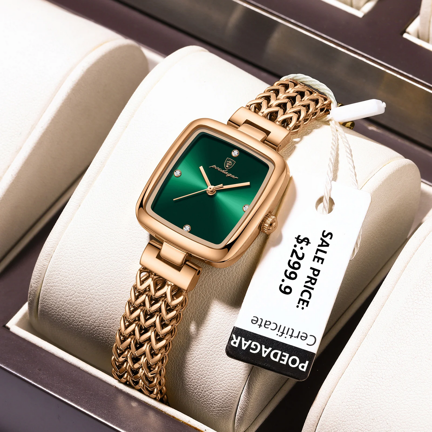 Montre-bracelet de luxe Poedagar 768