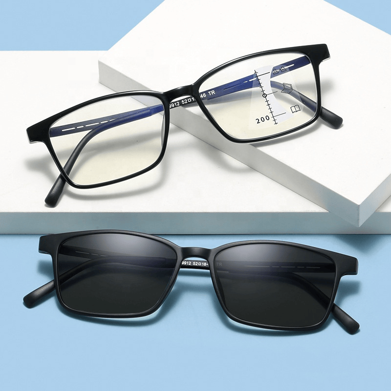Lunettes de lecture photochromiques multifocales progressives homme anti lumière bleue 2025 lunettes progressives multifocales photochromiques
