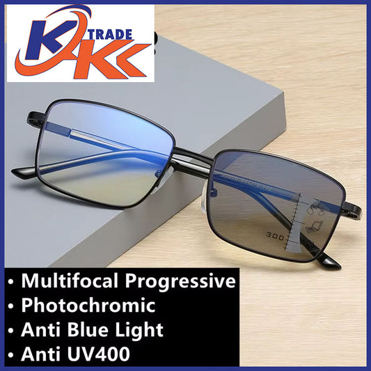 LUNETTES DE LECTURE PROGREESIVES PHOTOCHROMIQUES