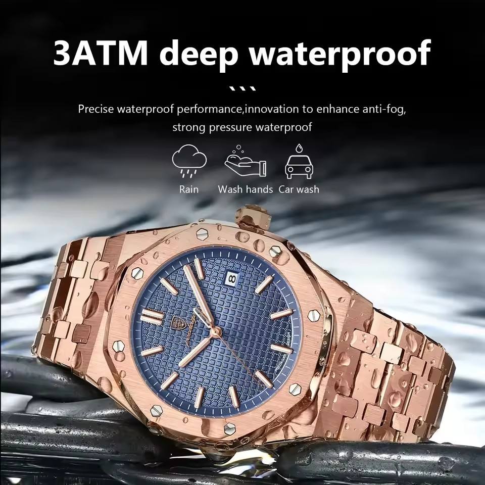 Poedagar 924 Luxury Quartz Man / Waterproof Luminous Wristwatch
